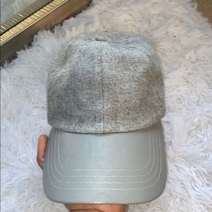Grey casual hat